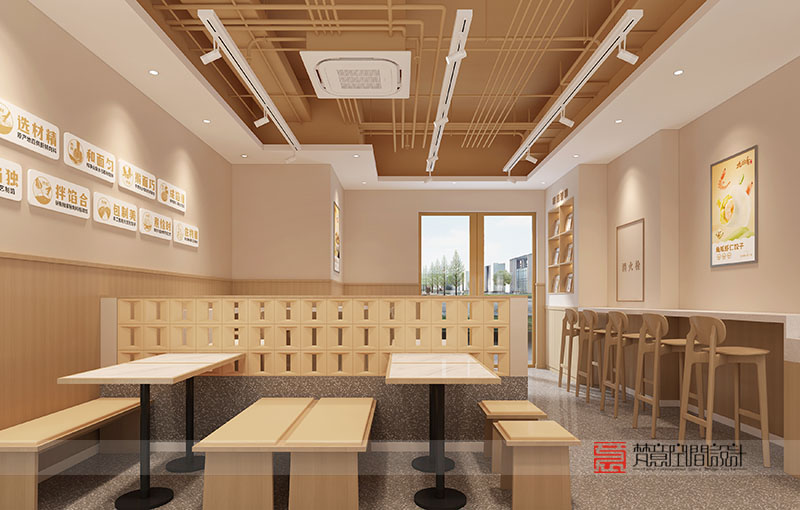 鄭州餐飲設計(jì)——九回香餃子(zǐ)新鄉(xiāng)寶龍店