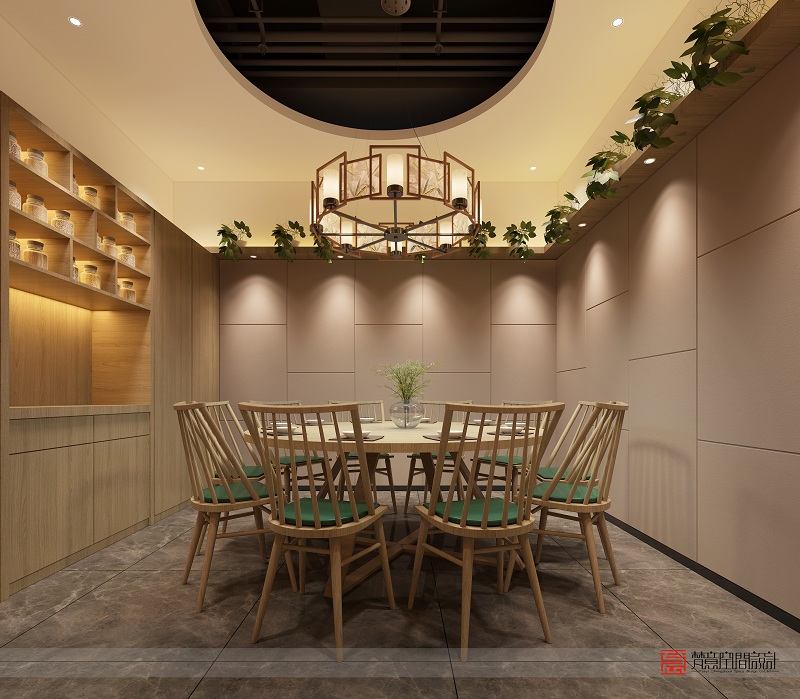 鄭州餐飲設計(jì)——雞湯火鍋店